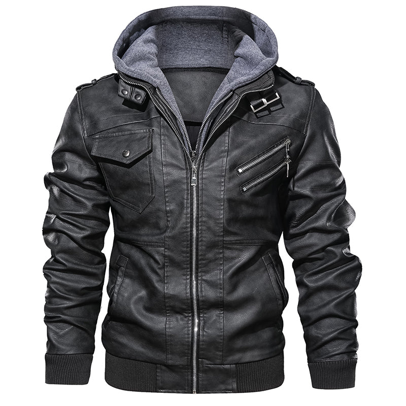 Buy Stylish Men's Leather Jackets - Perfect Autumn Motorcycle PU Jacket