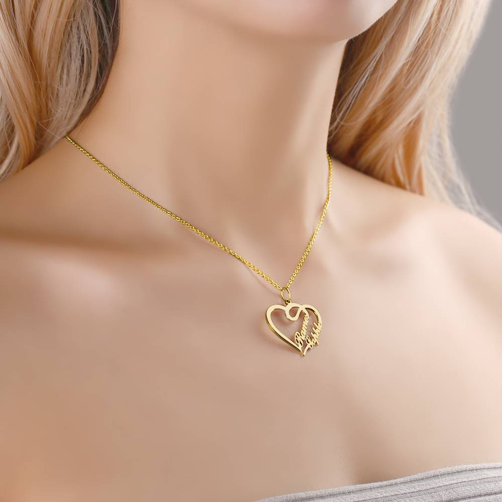 Buy Custom Heart Shaped Letter Necklace - Elegant 925 Silver Women's Jewelry at Ravish Wears