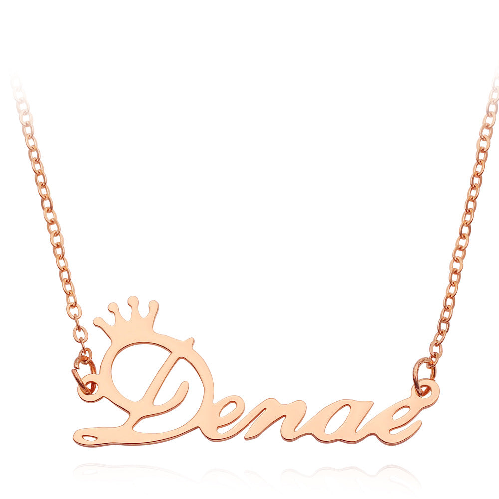 Buy Personalized Name Necklace - Unique Alloy Pendant at Ravish Wears