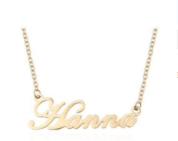 Buy Personalized Titanium Steel Name Necklace - Ravish Wears