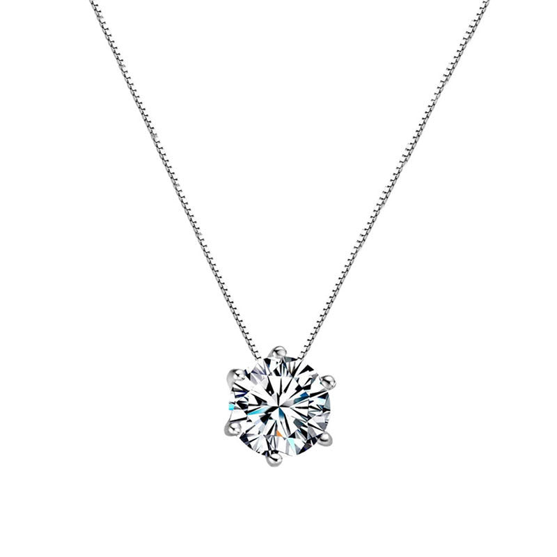 Buy Single Diamond Necklace for Women - Elegant Jewelry | Ravish Wears