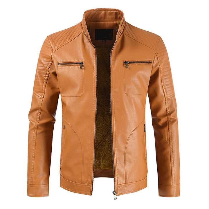 Buy Trendy Youth Zipper Leather Jacket - Winter Fashion | Ravish Wears