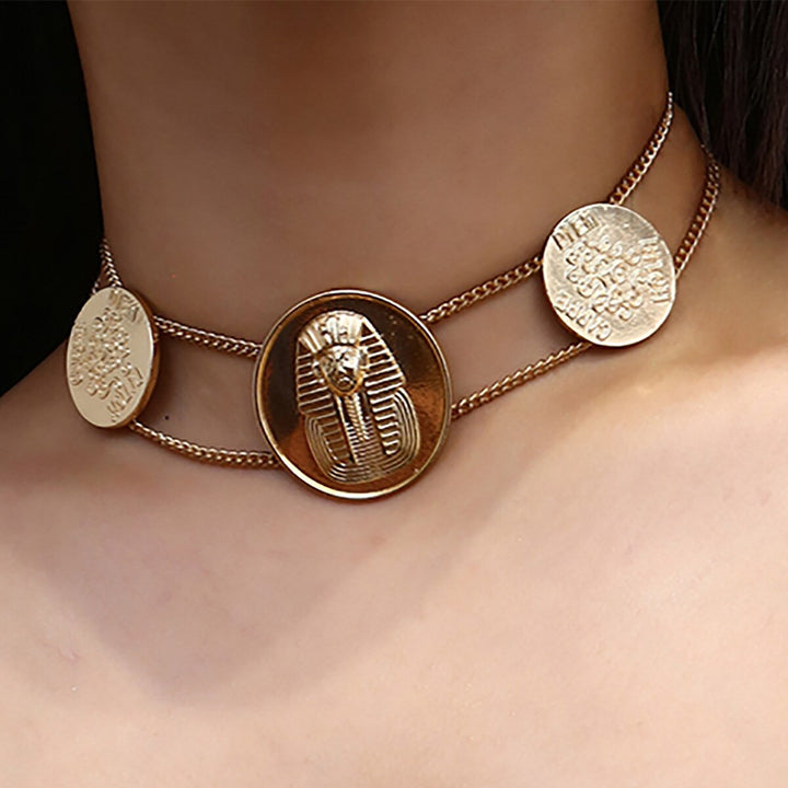 Buy Embossed Geometric Necklace - Elevate Your Style at Ravish Wears