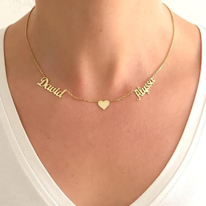 Buy DIY Custom Love Necklace for Women - Personalized Stainless Steel Necklaces at Ravish Wears