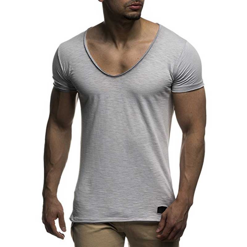 Buy V Neck Slim Fit Men's T-Shirt - Stylish Summer Tee at Ravish Wears