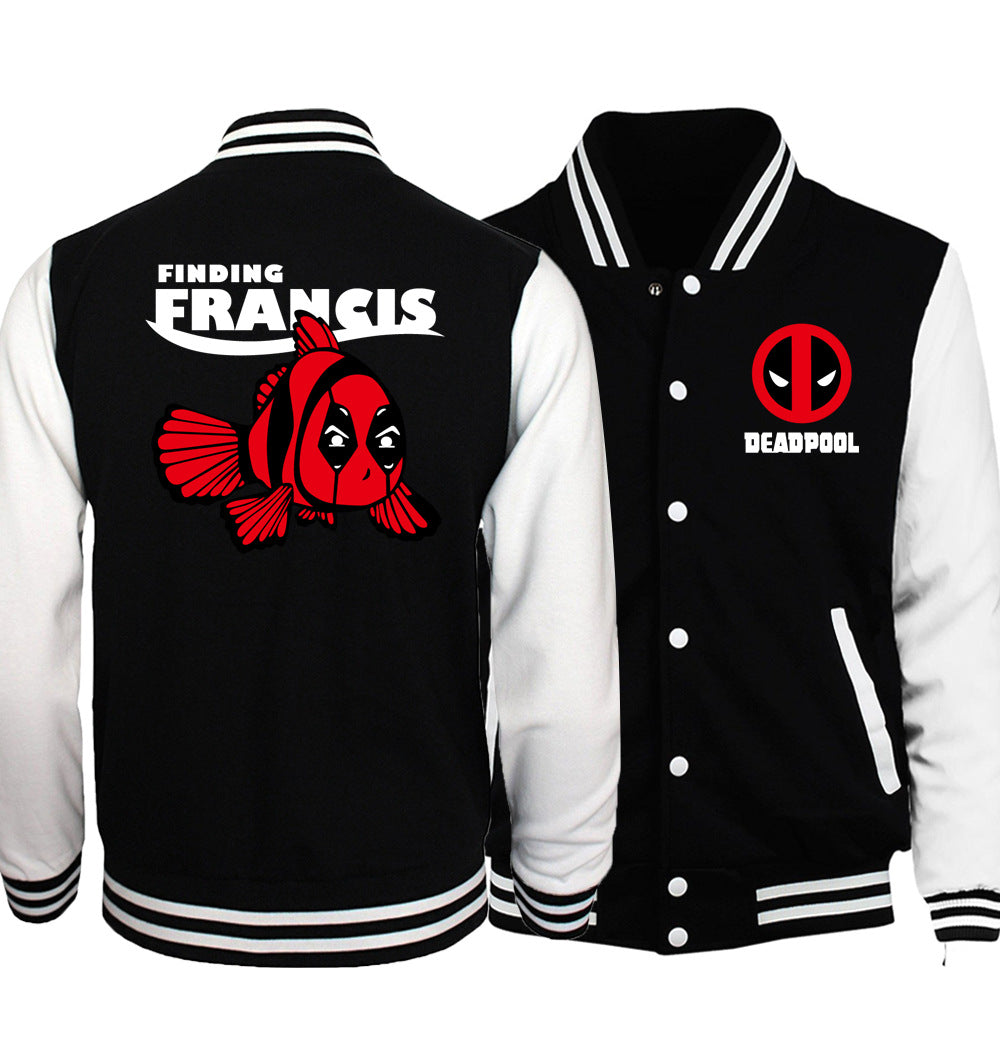 Buy Hip-Hop Men's Baseball Jackets - Trendy Cartoon Pattern | Ravish Wears