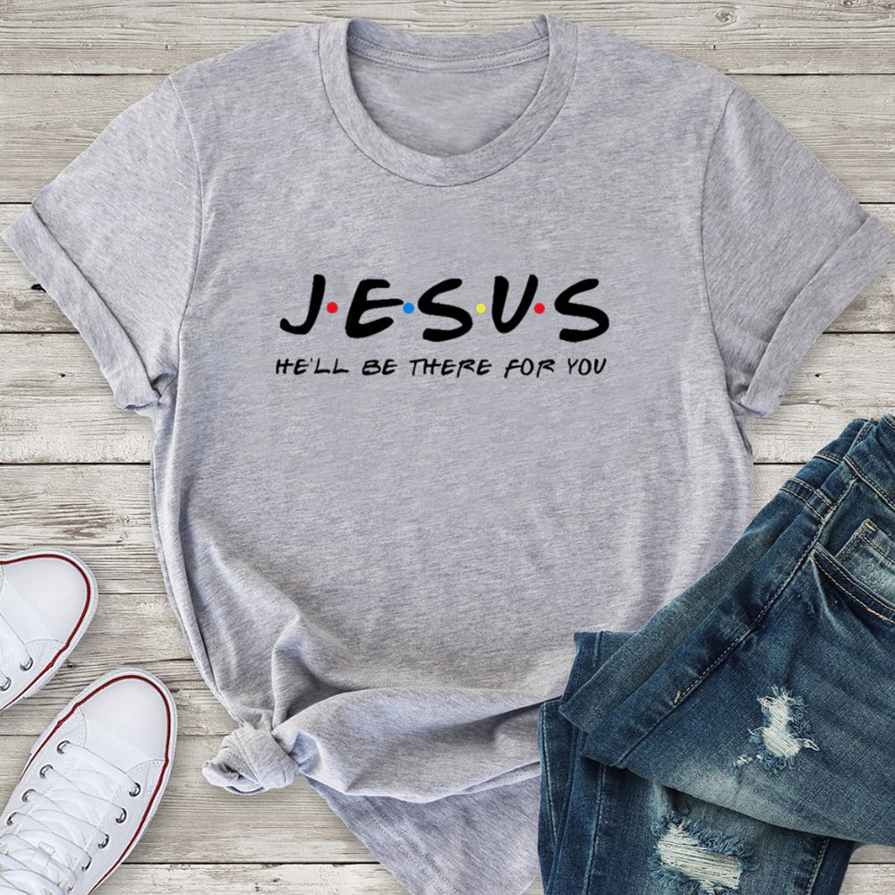 Buy Trendy Jesus Friends Print Women's T-shirts - Cotton Tops at Ravish Wears