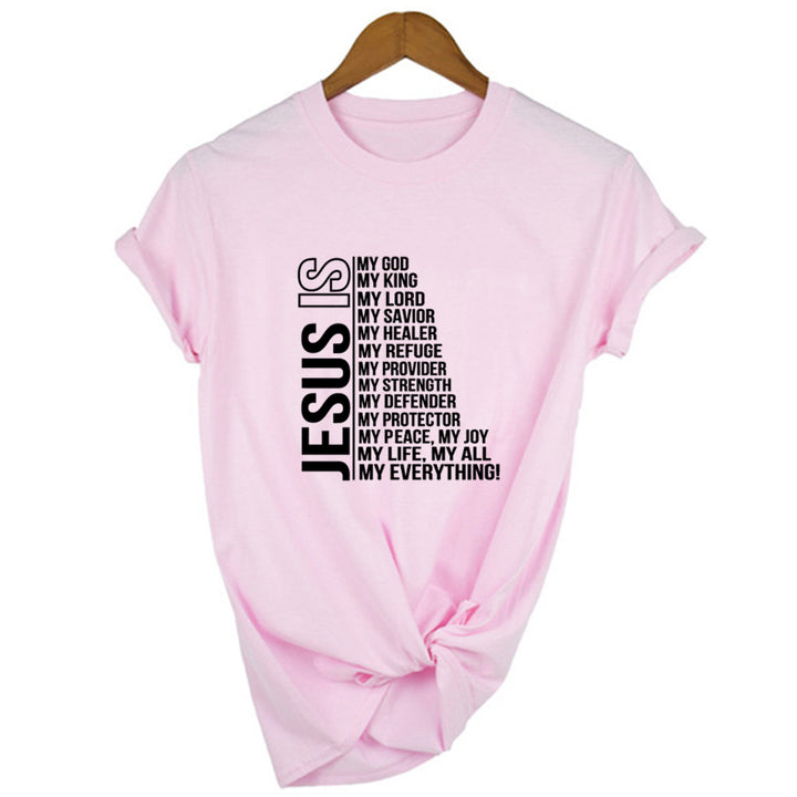 Buy Jesus Is My God King Everything Vintage Women's Tops - Ravish Wears Fashion