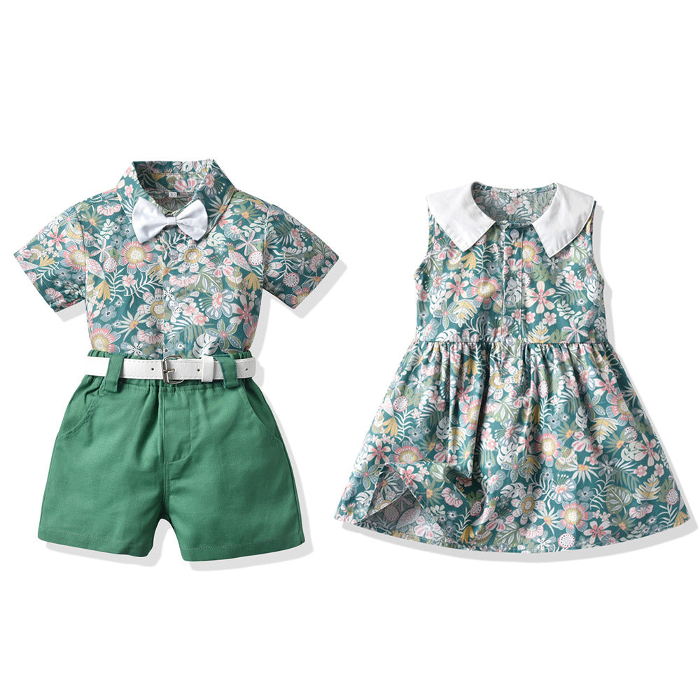 Buy Stylish Children's Siblings Clothing Set - Perfect for Beach Style Vacation - Ravish Wears