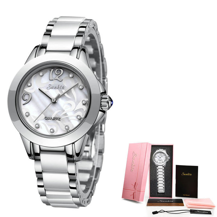 Buy Luxury Ceramic Ladies Watch - Elevate Your Style with High-End Elegance at Ravish Wear