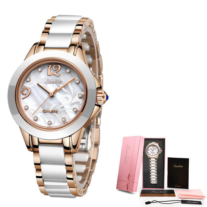 Buy Luxury Ceramic Ladies Watch - Elevate Your Style with High-End Elegance at Ravish Wear