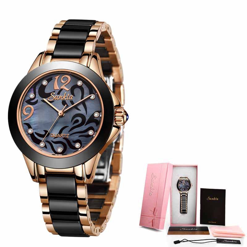 Buy Luxury Ceramic Ladies Watch - Elevate Your Style with High-End Elegance at Ravish Wear