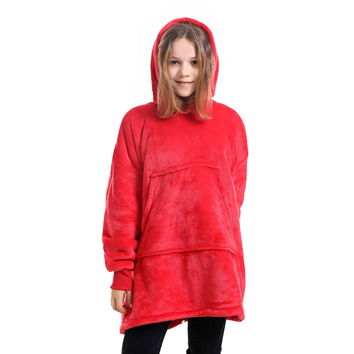 Hooded Pullover Sweater Dames Herfst Winter Koude Bescherming En Warme Pyjama TV Deken