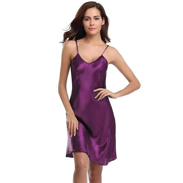 Buy Elegant Sleeveless Night Dress - Women's Sleepwear at Ravish Wears