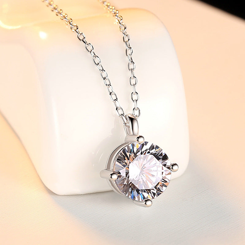 Buy 925 Sterling Silver Necklace - Elegant Korean Style Jewelry at Ravish Wears