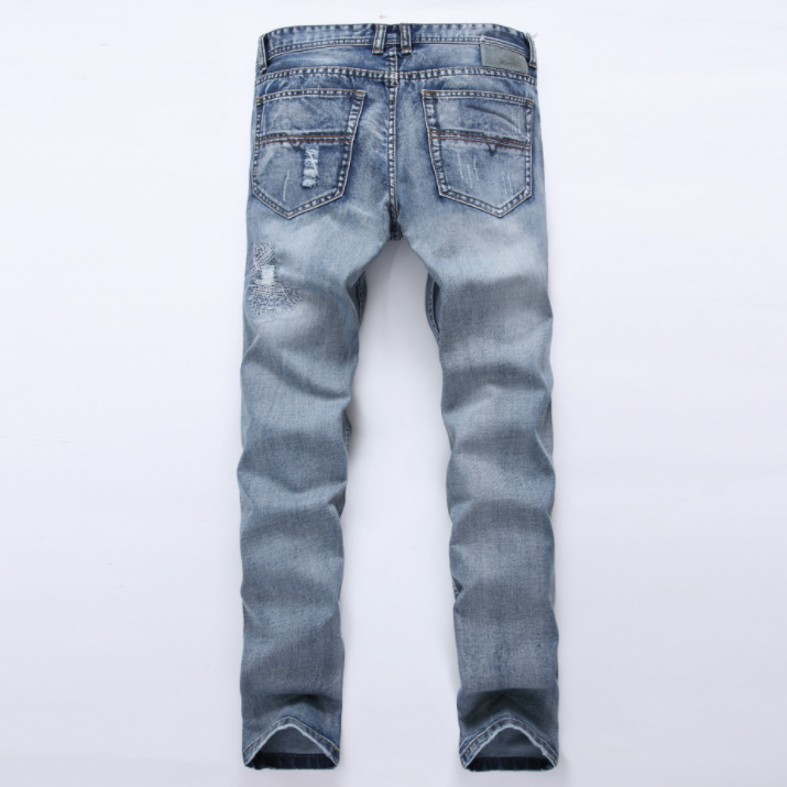 Buy MCCKLE Ripped Jeans - Fashion Designer Distressed Denim Joggers at Ravish Wears