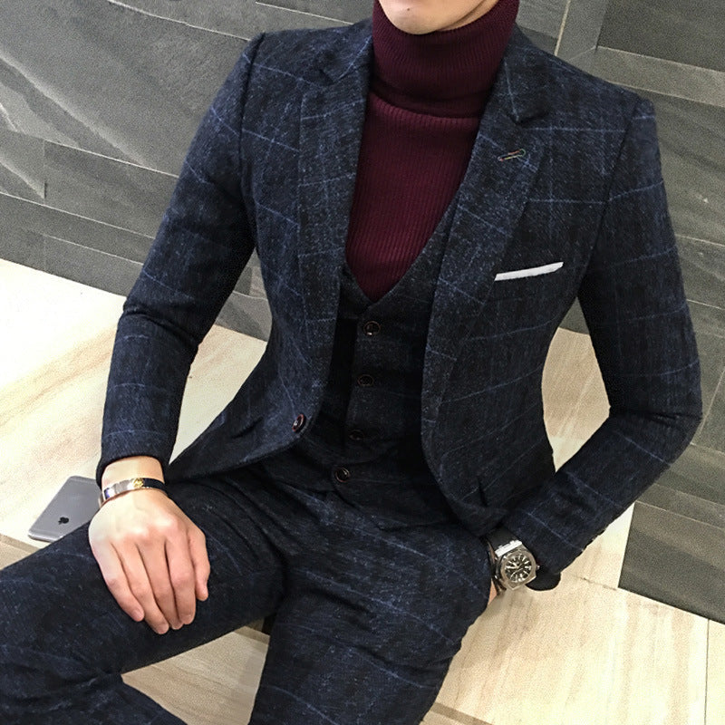 Buy Thick Slim Fit Plaid Suits - Stylish Men's Fashion