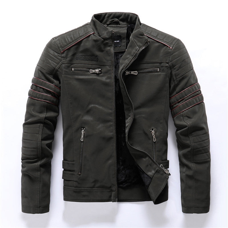 uy Stylish Men's Fashion PU Leather Jackets at Ravish Wears - Elevate Your Wardrobe Today