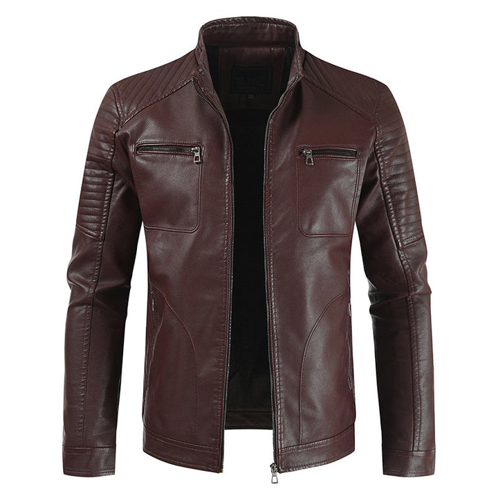 Buy Trendy Youth Zipper Leather Jacket - Winter Fashion | Ravish Wears