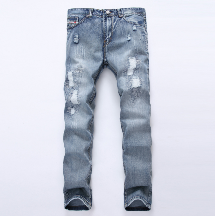 Buy MCCKLE Ripped Jeans - Fashion Designer Distressed Denim Joggers at Ravish Wears