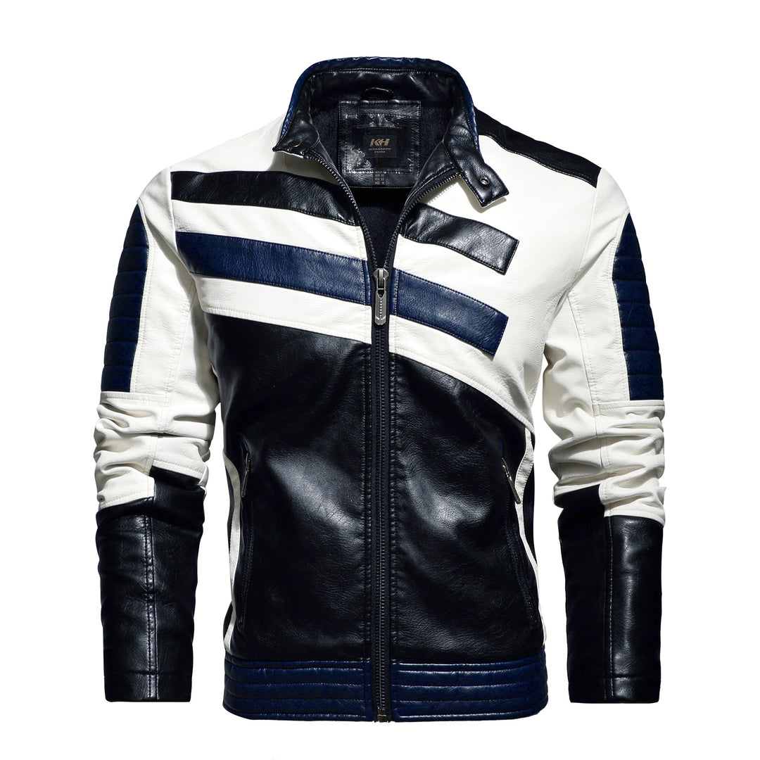 Buy Stylish Men's Leather Jackets with Stand Collar - Ravish Wears