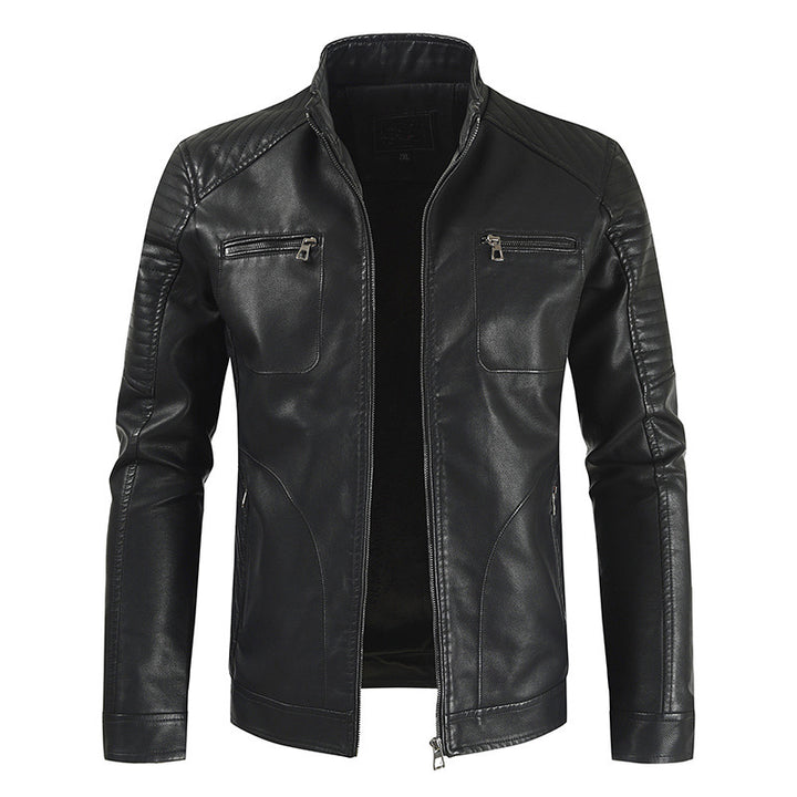 Buy Trendy Youth Zipper Leather Jacket - Winter Fashion | Ravish Wears