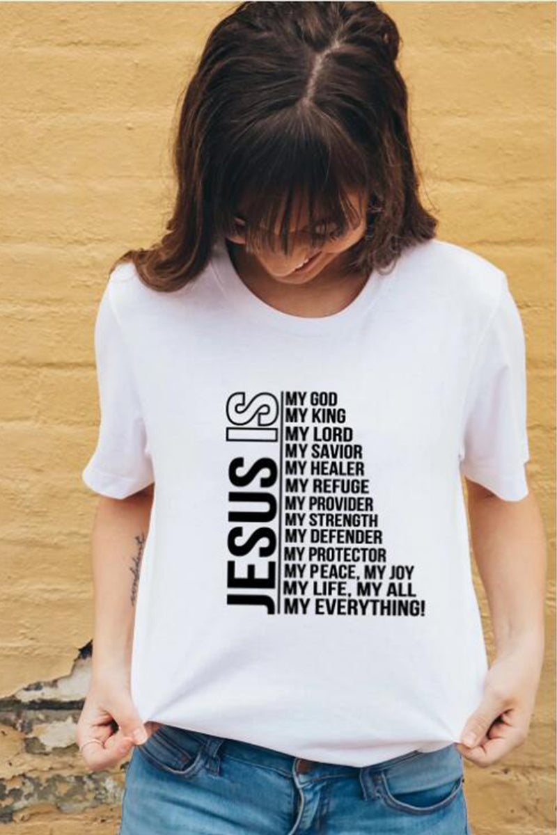 Buy Jesus Is My God King Everything Women's Vintage Tops - Ravish Wears Fashion