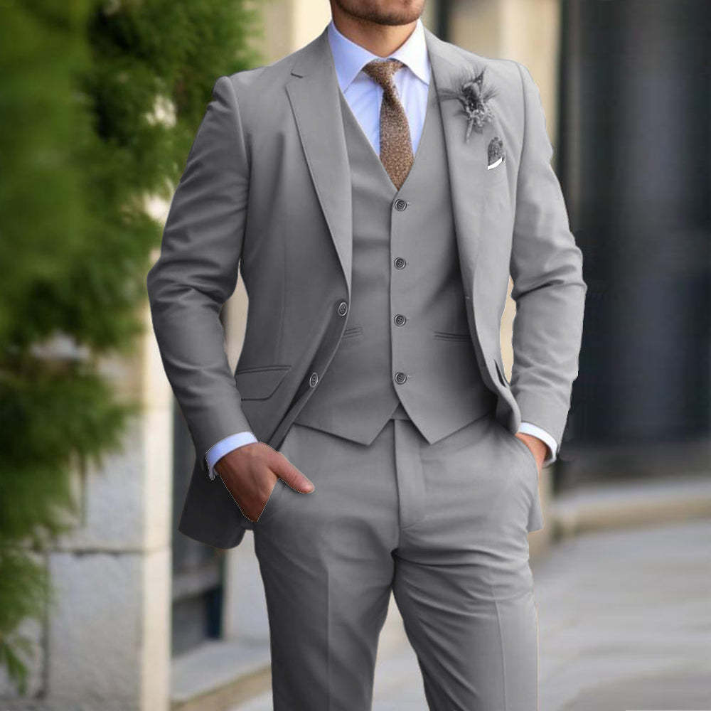 Hot Men's Fashionable Gift Casual Slim Fit Suit