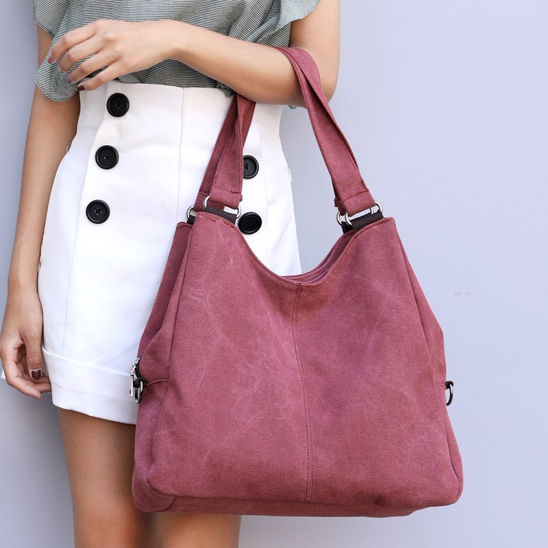 Buy Canvas Shoulder Bag - Luxury Tote for Women at Ravish Wears