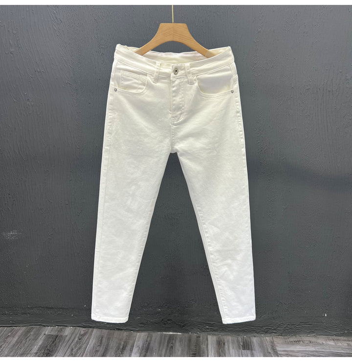 Buy Men's Trendy White Trousers Jeans - Elevate Your Style at Ravish Wears