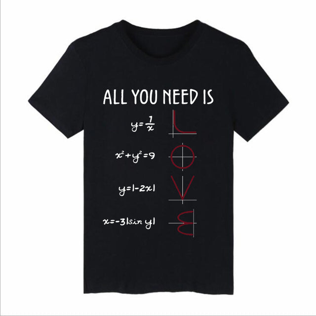 Buy Funny Mathematics Pun Pattern T-shirt - Short-Sleeved Comfort at Ravish Wears