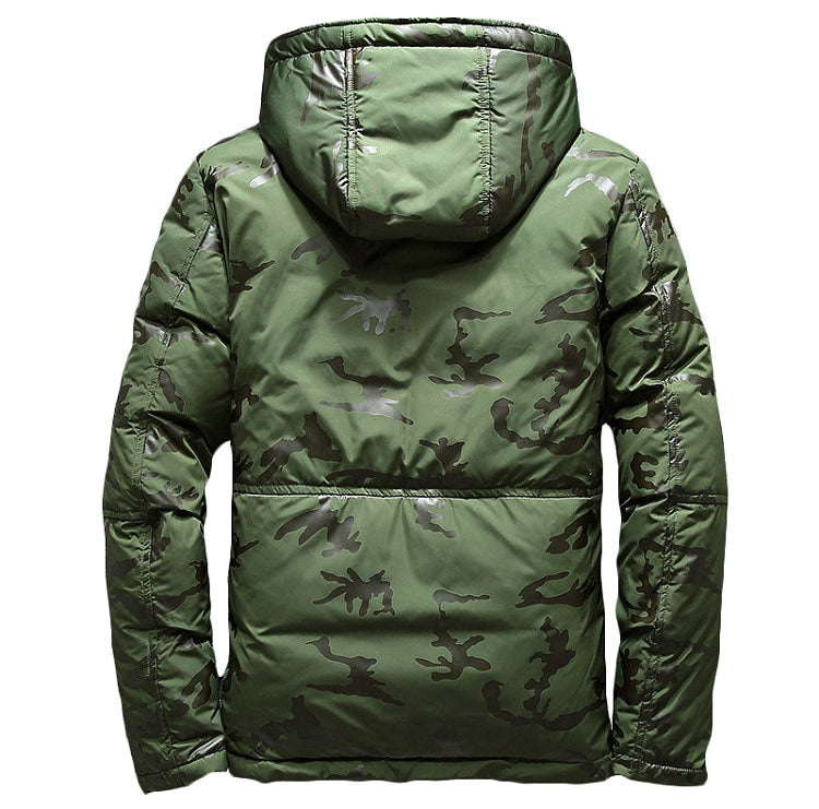 Buy Camouflage Men's Winter Jacket - Stylish Hooded Parka at Ravish Wears