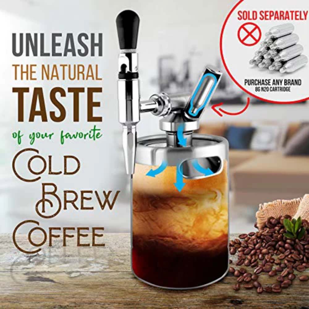 Buy Nitrogen Coffee Machine - Stainless Steel Coffee Barrel at Ravish Wears