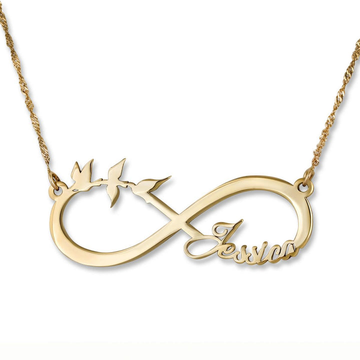 Buy Personalized Stainless Steel Cut Name Necklace