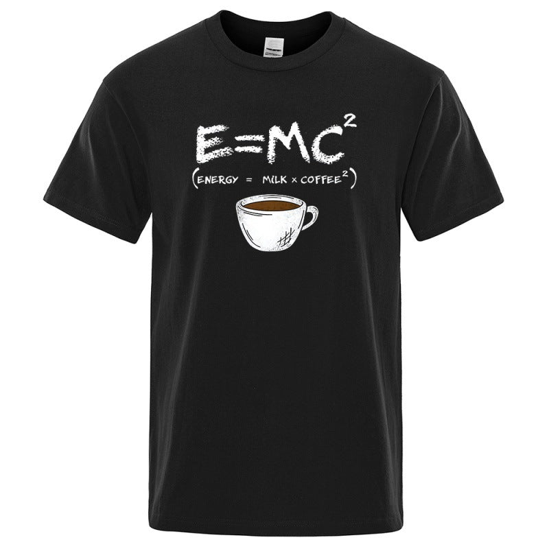 Buy EnergyMilk Coffee Printing Men's T-shirt - Stylish and Comfortable at Ravish Wear