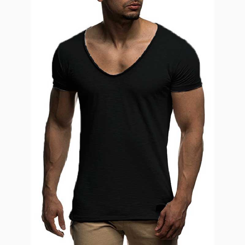 Buy V Neck Slim Fit Men's T-Shirt - Stylish Summer Tee at Ravish Wears