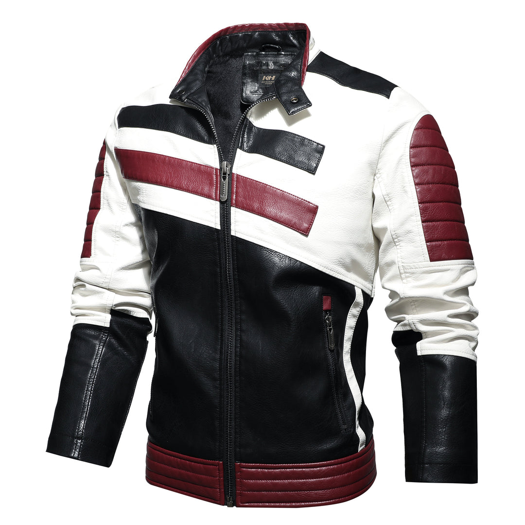 Buy Stylish Men's Leather Jackets with Stand Collar - Ravish Wears