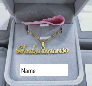 Buy Personalized Stainless Steel Name Necklace - Ravish Wears