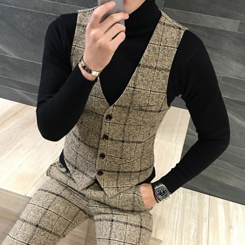 Buy Thick Slim Fit Plaid Suits - Stylish Men's Fashion