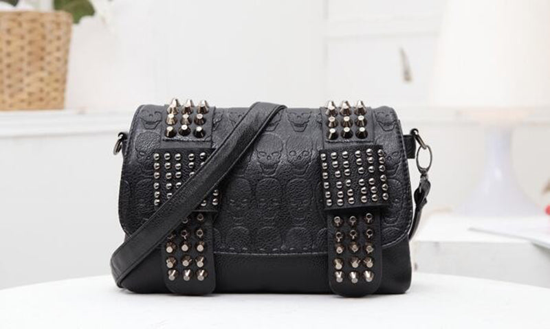 Buy Fashion Women's Black Leather Messenger Bags - Embrace Vintage Coolness 