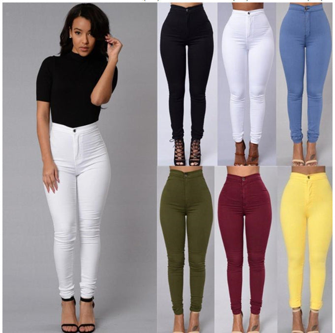 Buy Ladies Fashion Slim Casual Stretch Skinny Jeans - Ravish Wears