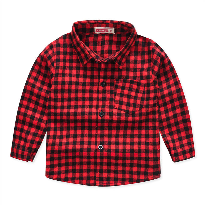 Buy Stylish Plaid Shirts for Boys and Girls - Handsome Tops for Trendy Kids at Ravish Wears