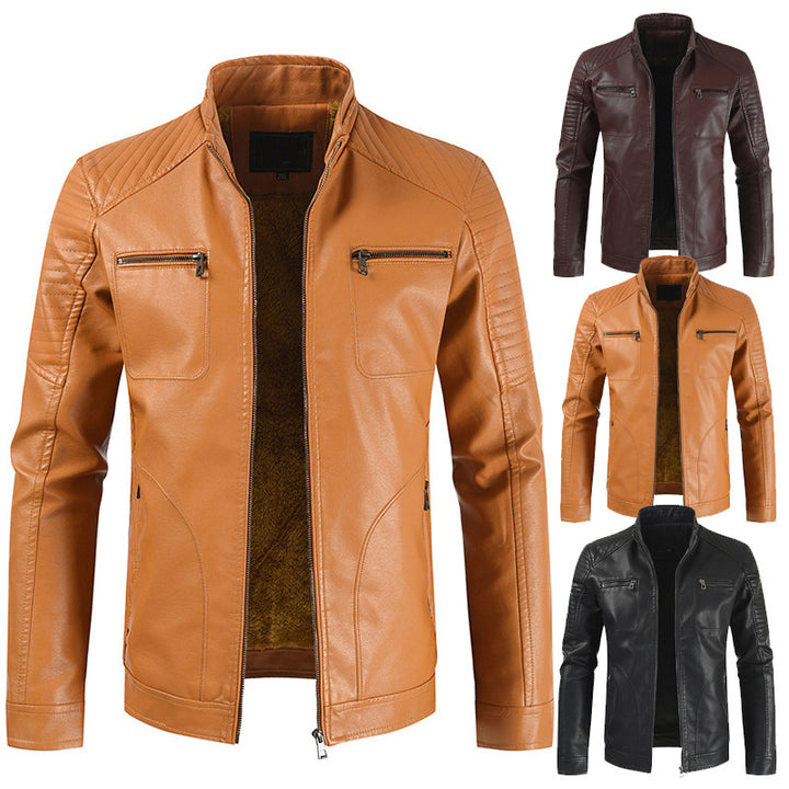 Buy Trendy Youth Zipper Leather Jacket - Winter Fashion | Ravish Wears