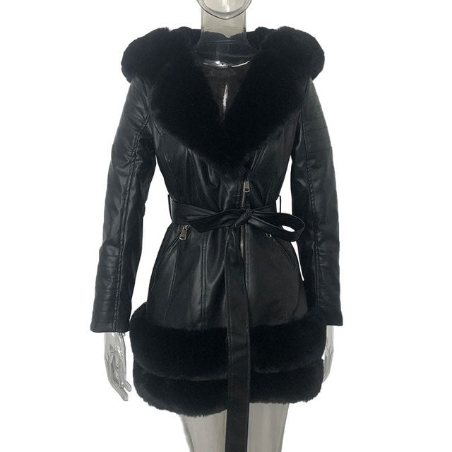 Buy Fashion Women's Leather Coats - Elevate Your Style with Black Ladies Jackets 