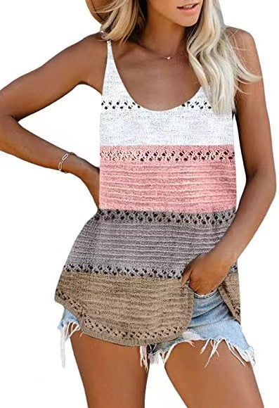 Buy Loose Camisole Knit Beach Top - Trendy Women's Beachwear at Ravish Wears