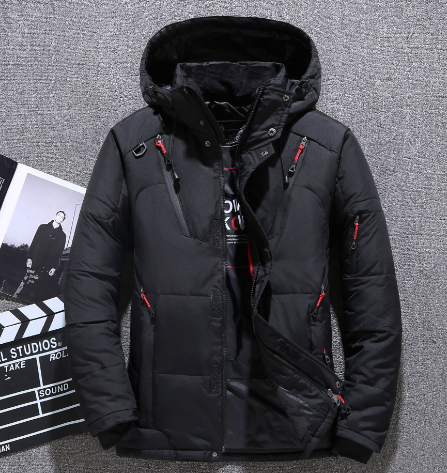 Plus Size Men's Youth Winter Clothing Coat Trendy