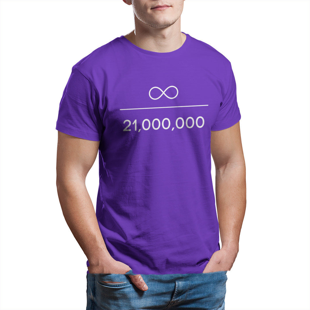 Infinity Divided By Million Unique TShirt Bitcoin