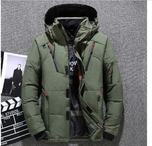 Plus Size Men's Youth Winter Clothing Coat Trendy