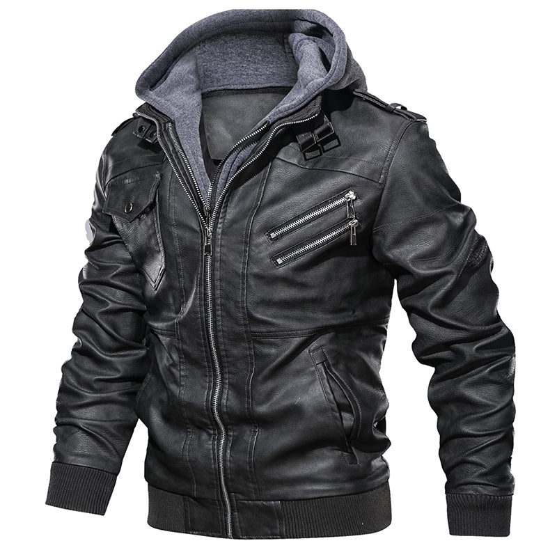 Buy Stylish Men's Leather Jackets - Perfect Autumn Motorcycle PU Jacket