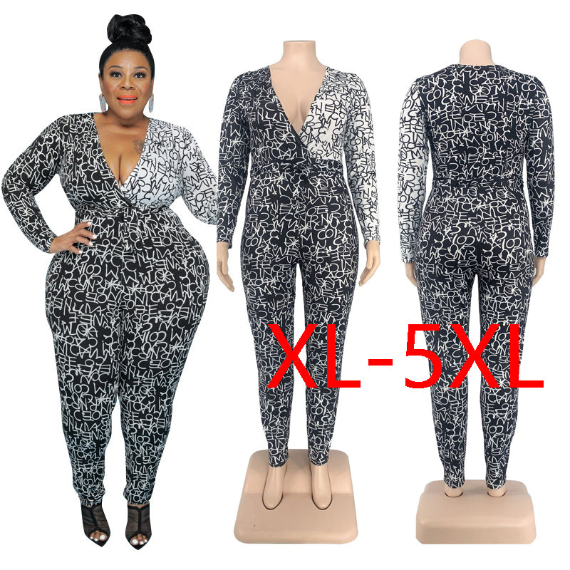 Buy Large Size Jumpsuit - Trendy V-Neck Rompers for Ladies at Ravish Wears